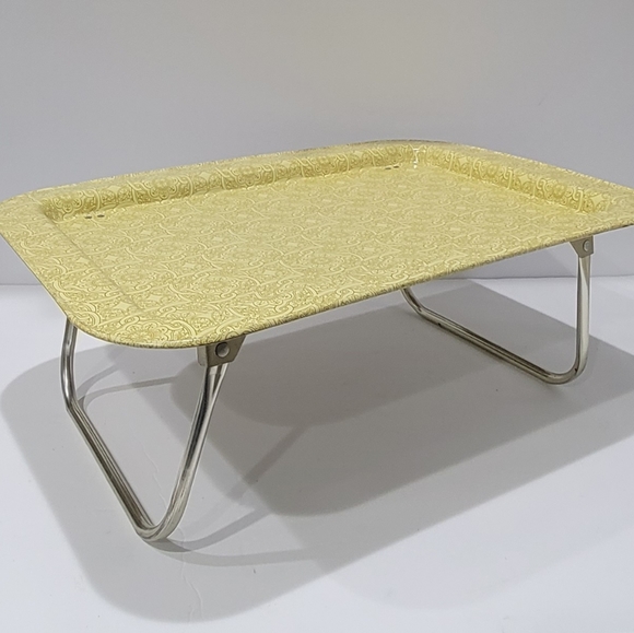 Dining Vintage Metal Snack Tray Serving Lap Tv Trays Marbled 196s 1970s Poshmark